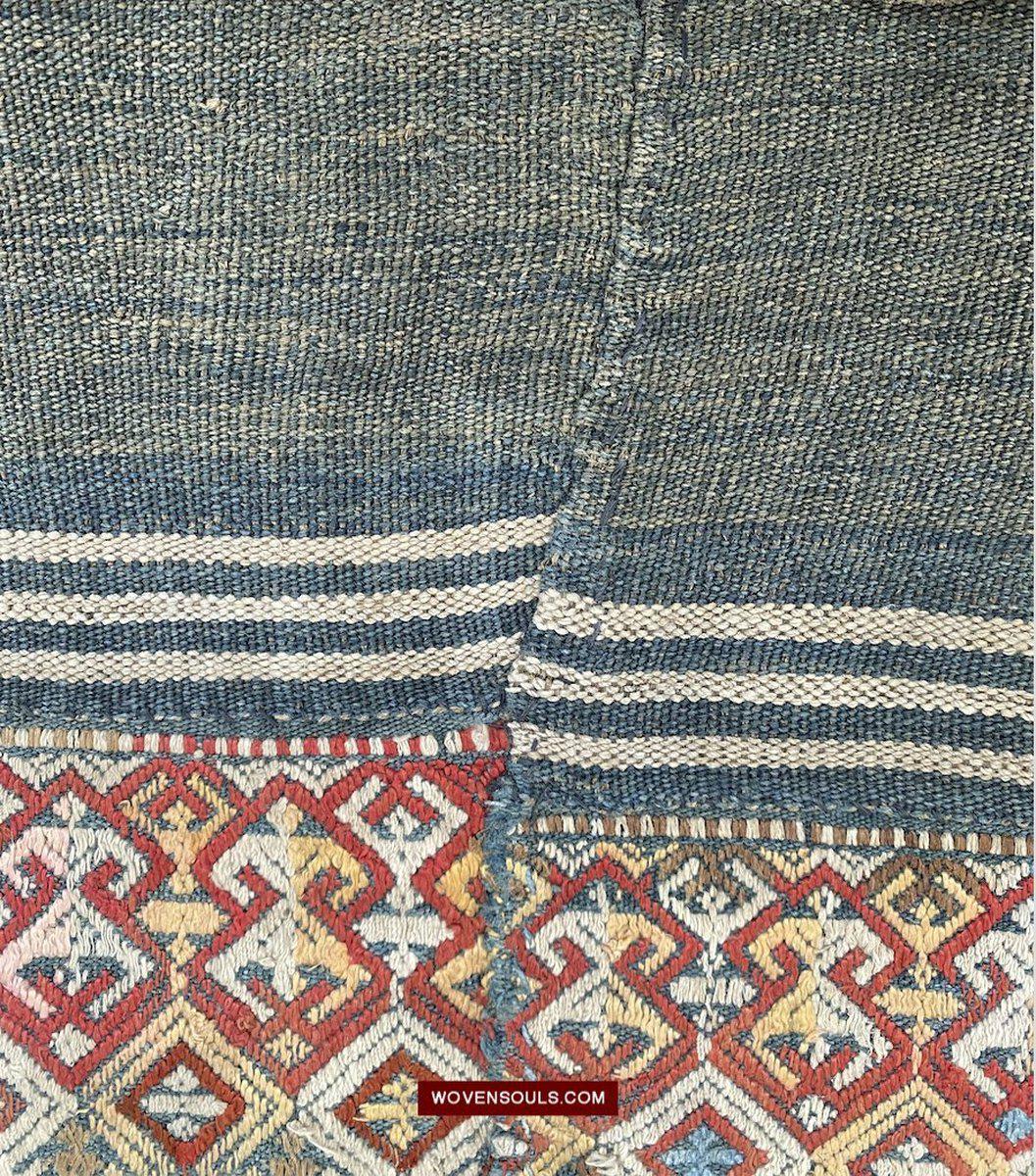 1513 Old Chinese Hainan Run Li Ethnic Minority Woven Skirt-WOVENSOULS-Antique-Vintage-Textiles-Art-Decor