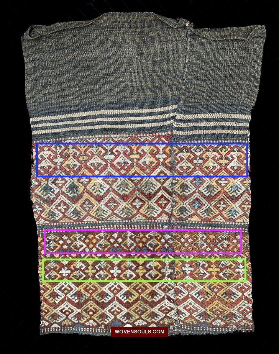 1513 Old Chinese Hainan Run Li Ethnic Minority Woven Skirt-WOVENSOULS-Antique-Vintage-Textiles-Art-Decor