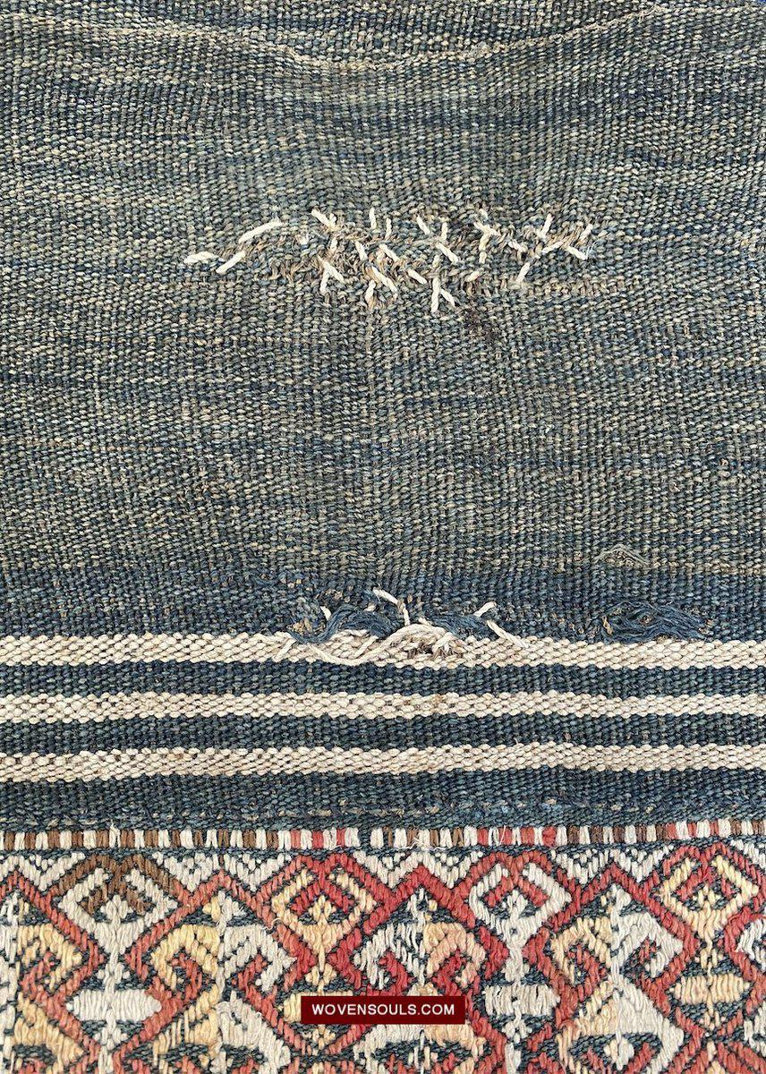 1513 Old Chinese Hainan Run Li Ethnic Minority Woven Skirt-WOVENSOULS-Antique-Vintage-Textiles-Art-Decor