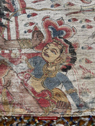 1514 Antique Tabanan Ider Ider Balinese Hindu Painting of Ramayan-WOVENSOULS-Antique-Vintage-Textiles-Art-Decor