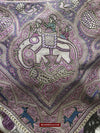 1515 Old Figurative Kashmir Silk Embroidered Amli Shawl-WOVENSOULS-Antique-Vintage-Textiles-Art-Decor