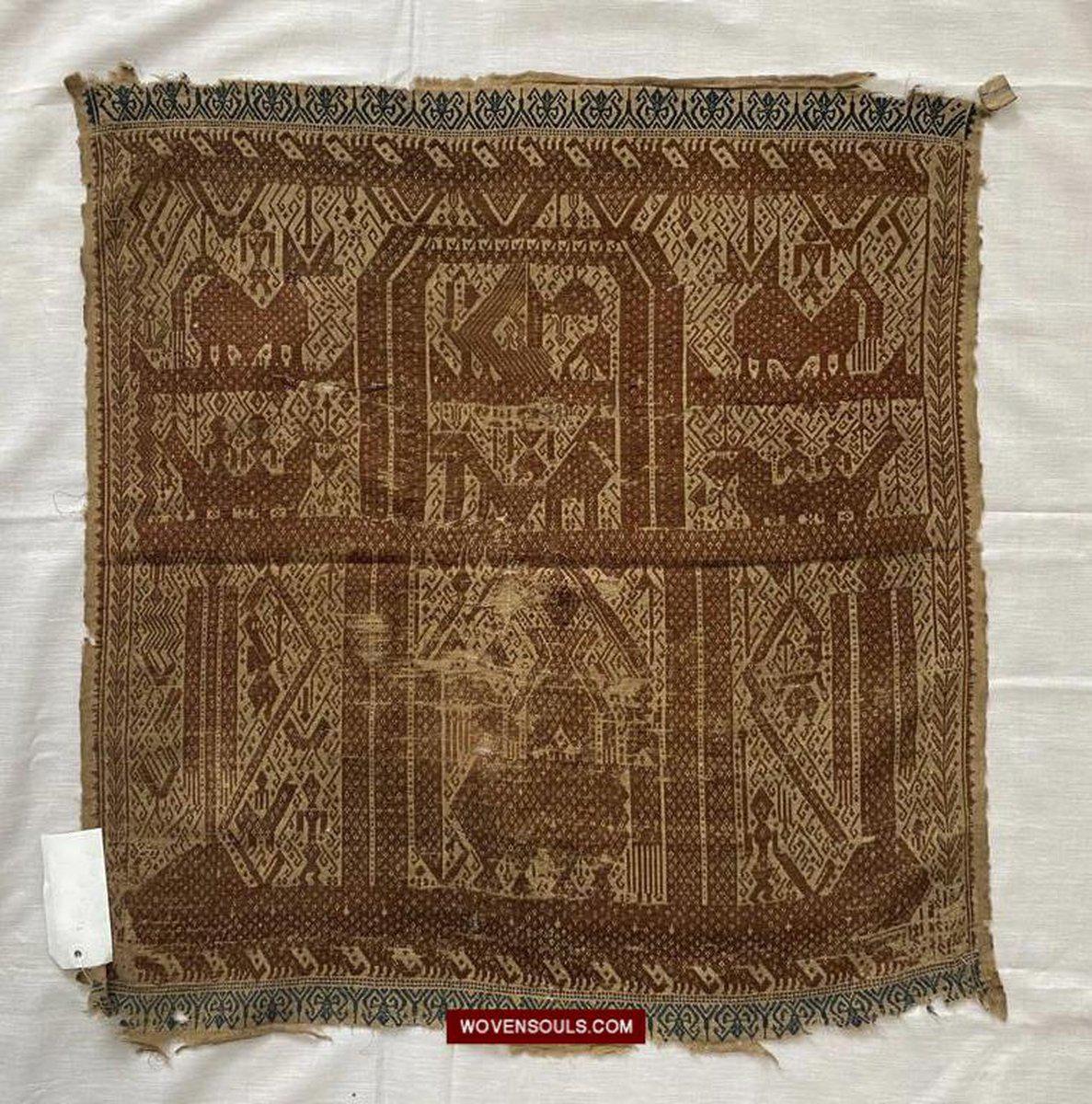 1518 Antique Sumatra Weaving Tampan Shipcloth Textile-WOVENSOULS-Antique-Vintage-Textiles-Art-Decor