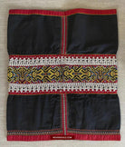 1521 Museum Quality Antique Iban Wedding Skirt Beaded Band Kain Lekok with Rare Motif-WOVENSOULS-Antique-Vintage-Textiles-Art-Decor