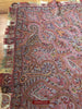 1525 Superb Antique Persian Kerman Embroidered Wool Shawl-WOVENSOULS-Antique-Vintage-Textiles-Art-Decor