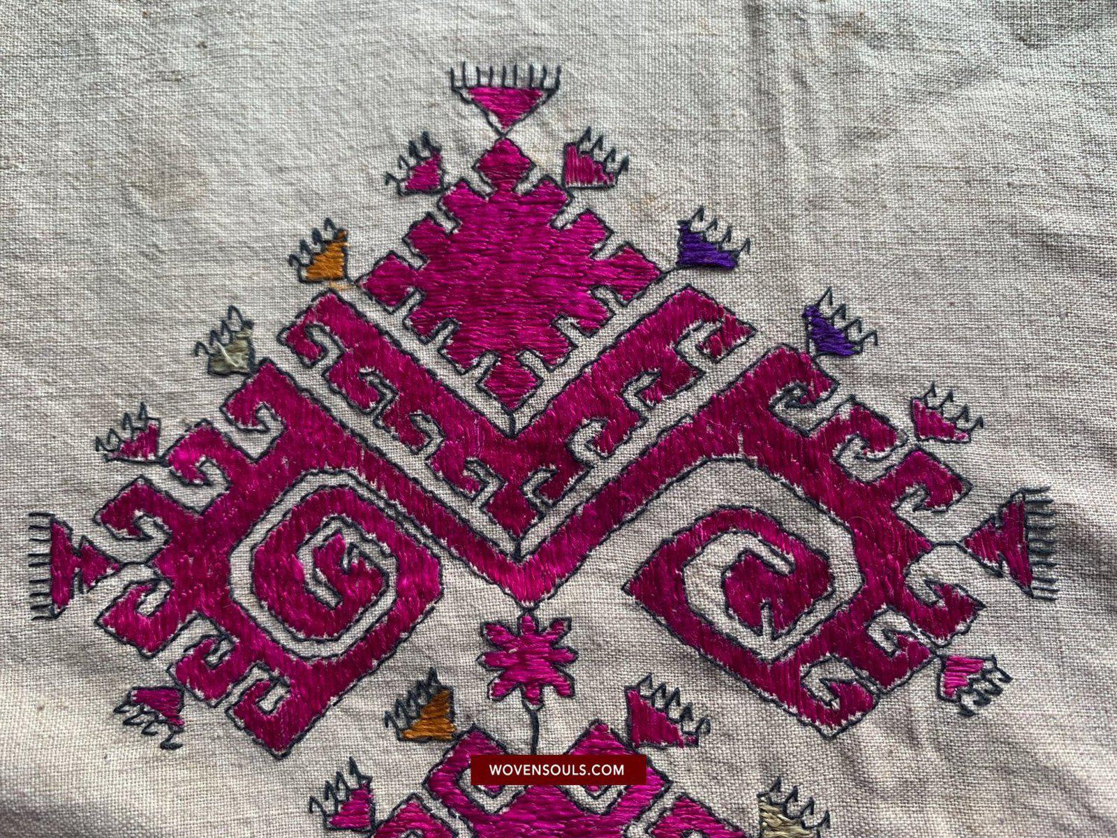 1535 Swat Valley Shawl Fragment-WOVENSOULS-Antique-Vintage-Textiles-Art-Decor