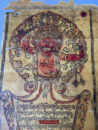 1542 SOLD Antique Buddhist Tibetan Manuscript - Phurba-WOVENSOULS-Antique-Vintage-Textiles-Art-Decor