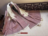 1548 Antique Dochalla Long Shawl-WOVENSOULS-Antique-Vintage-Textiles-Art-Decor