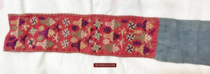 1551 Old Chinese Ethnic Minority Embroidery Band-WOVENSOULS-Antique-Vintage-Textiles-Art-Decor