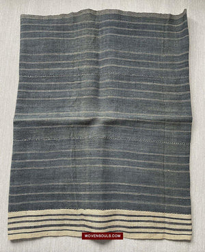1557 Plain Old Chinese Hainan Run Li Ethnic Minority Woven Skirt-WOVENSOULS-Antique-Vintage-Textiles-Art-Decor
