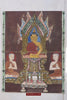 1562 LOT of 3 Paintings from antique Phra Malai Manuscripts-WOVENSOULS-Antique-Vintage-Textiles-Art-Decor