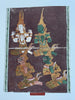 1563 LOT of 10 Paintings from Antique Phra Malai Manuscripts-WOVENSOULS-Antique-Vintage-Textiles-Art-Decor