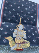 1564 SOLD LOT of 4 Paintings from Antique Phra Malai Manuscripts-WOVENSOULS-Antique-Vintage-Textiles-Art-Decor