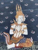 1564 SOLD LOT of 4 Paintings from Antique Phra Malai Manuscripts-WOVENSOULS-Antique-Vintage-Textiles-Art-Decor