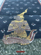 1565 LOT of 4 Paintings from Antique Phra Malai Manuscripts-WOVENSOULS-Antique-Vintage-Textiles-Art-Decor