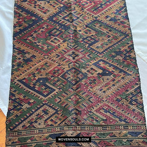 1572 Vintage Silk Ceremonial WeavingTextile Art from Laos-WOVENSOULS Antique Textiles &amp; Art Gallery