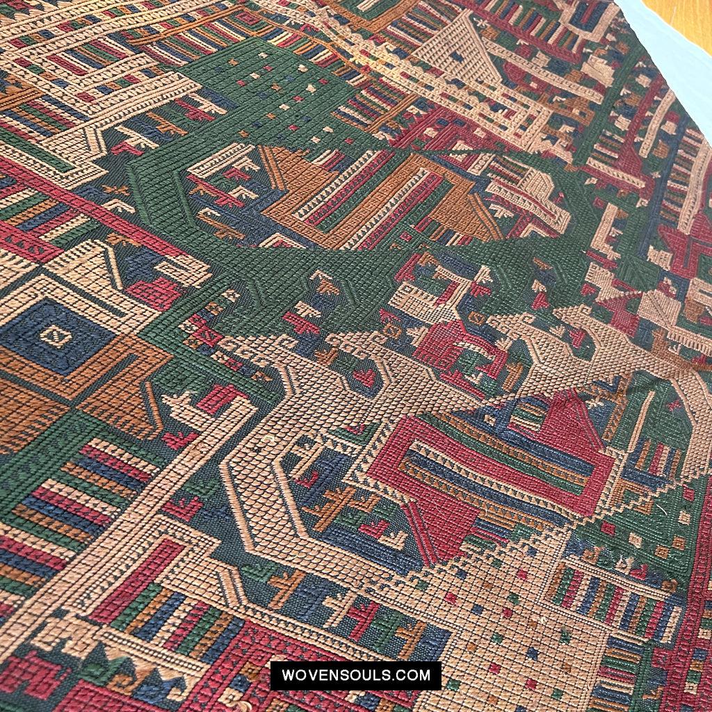 1573 Tissage cérémoniel de soie vintageArt textile du Laos-WOVENSOULS Textiles anciens et galerie d'art