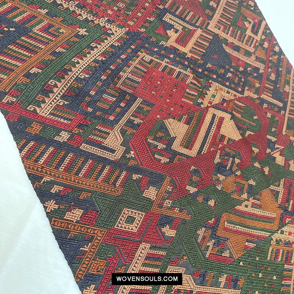 1573 Tissage cérémoniel de soie vintageArt textile du Laos-WOVENSOULS Textiles anciens et galerie d'art