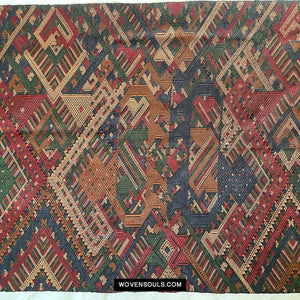 1573 Vintage Silk Ceremonial WeavingTextile Art from Laos-WOVENSOULS Antique Textiles &amp; Art Gallery