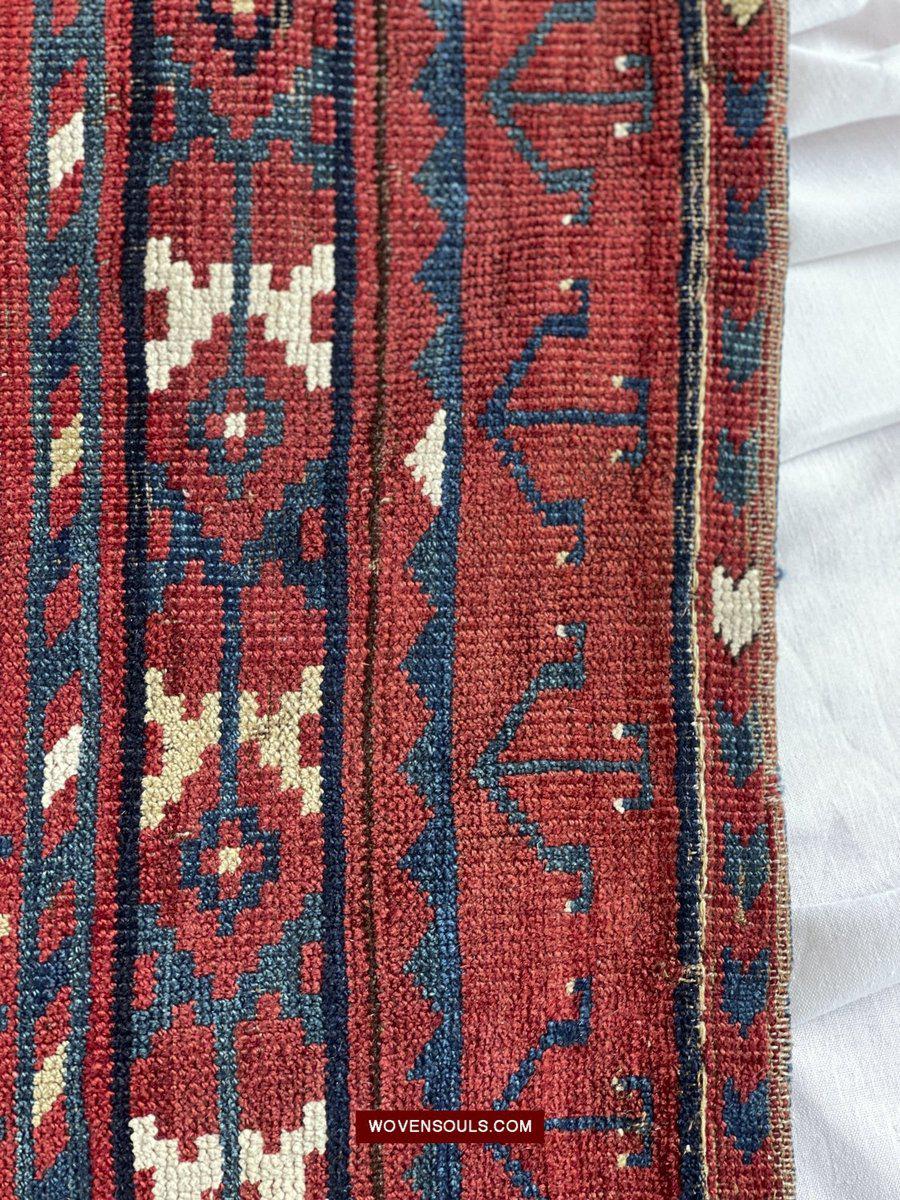 1576 Ersari Juval Chuval Turkmen Bagface Ikat Design-WOVENSOULS-Antique-Vintage-Textiles-Art-Decor