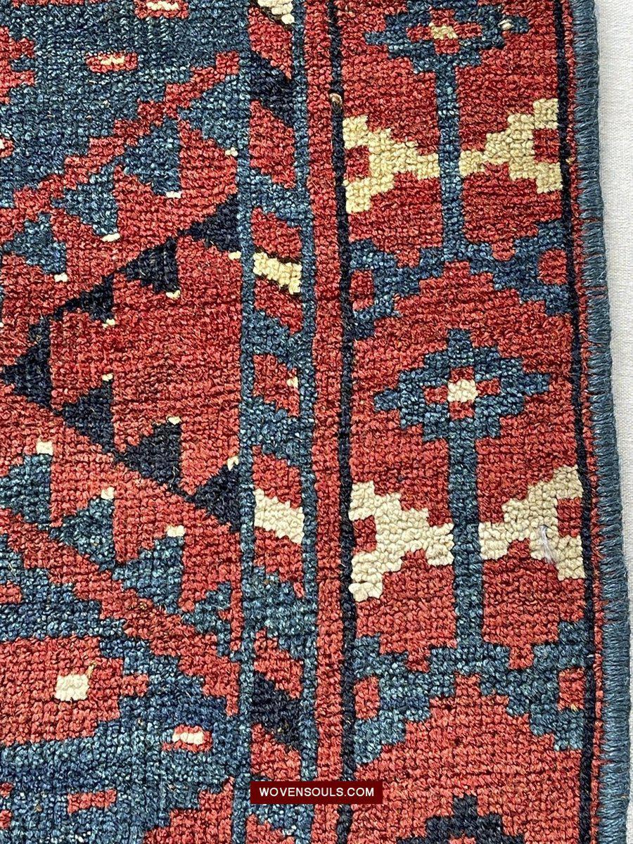 1576 Ersari Juval Chuval Turkmen Bagface Ikat Design-WOVENSOULS-Antique-Vintage-Textiles-Art-Decor