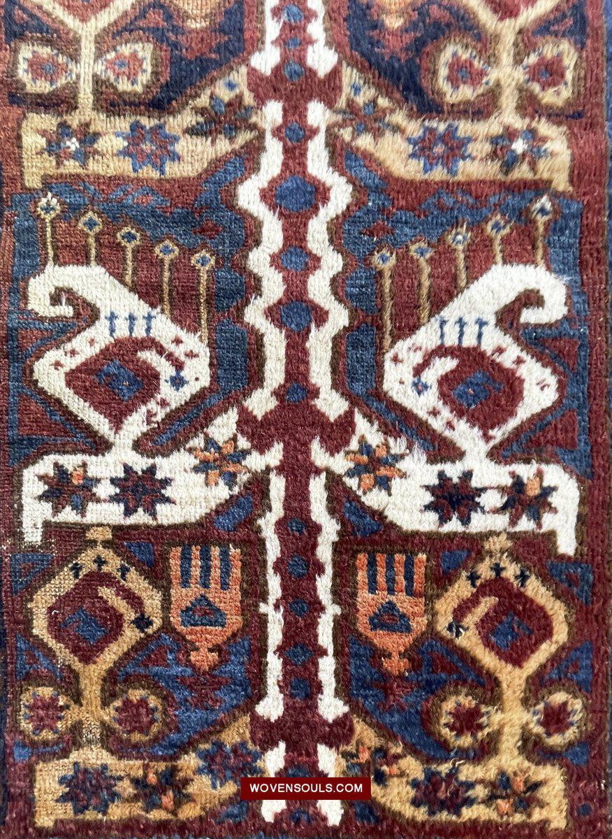 1578 Ersari BeshirJuval Chuval Turkmen Bagface Ikat Design-WOVENSOULS-Antique-Vintage-Textiles-Art-Decor