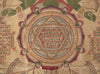 1581 Old Jain Painting Art Masterpiece-WOVENSOULS-Antique-Vintage-Textiles-Art-Decor