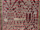 1583 Old Iban Pua Pilih Dayak Textile with Girl motif-WOVENSOULS-Antique-Vintage-Textiles-Art-Decor