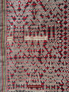 1583 Old Iban Pua Pilih Dayak Textile with Girl motif-WOVENSOULS-Antique-Vintage-Textiles-Art-Decor