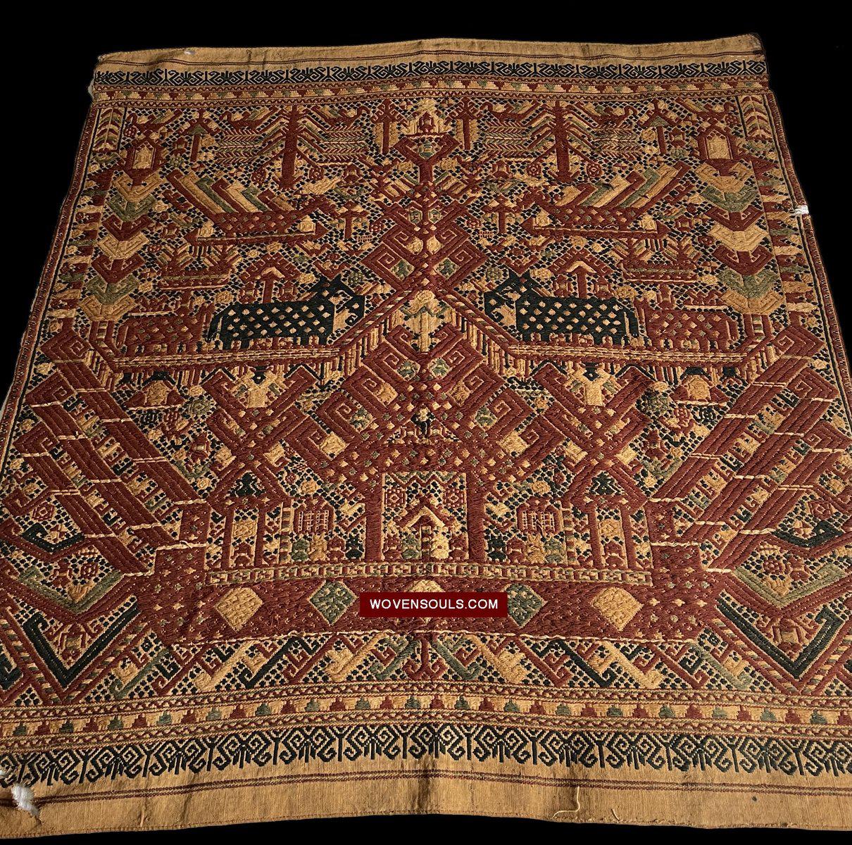 1590 Antique Kalianda Tampan Ship Cloth Sumatra textile-WOVENSOULS-Antique-Vintage-Textiles-Art-Decor