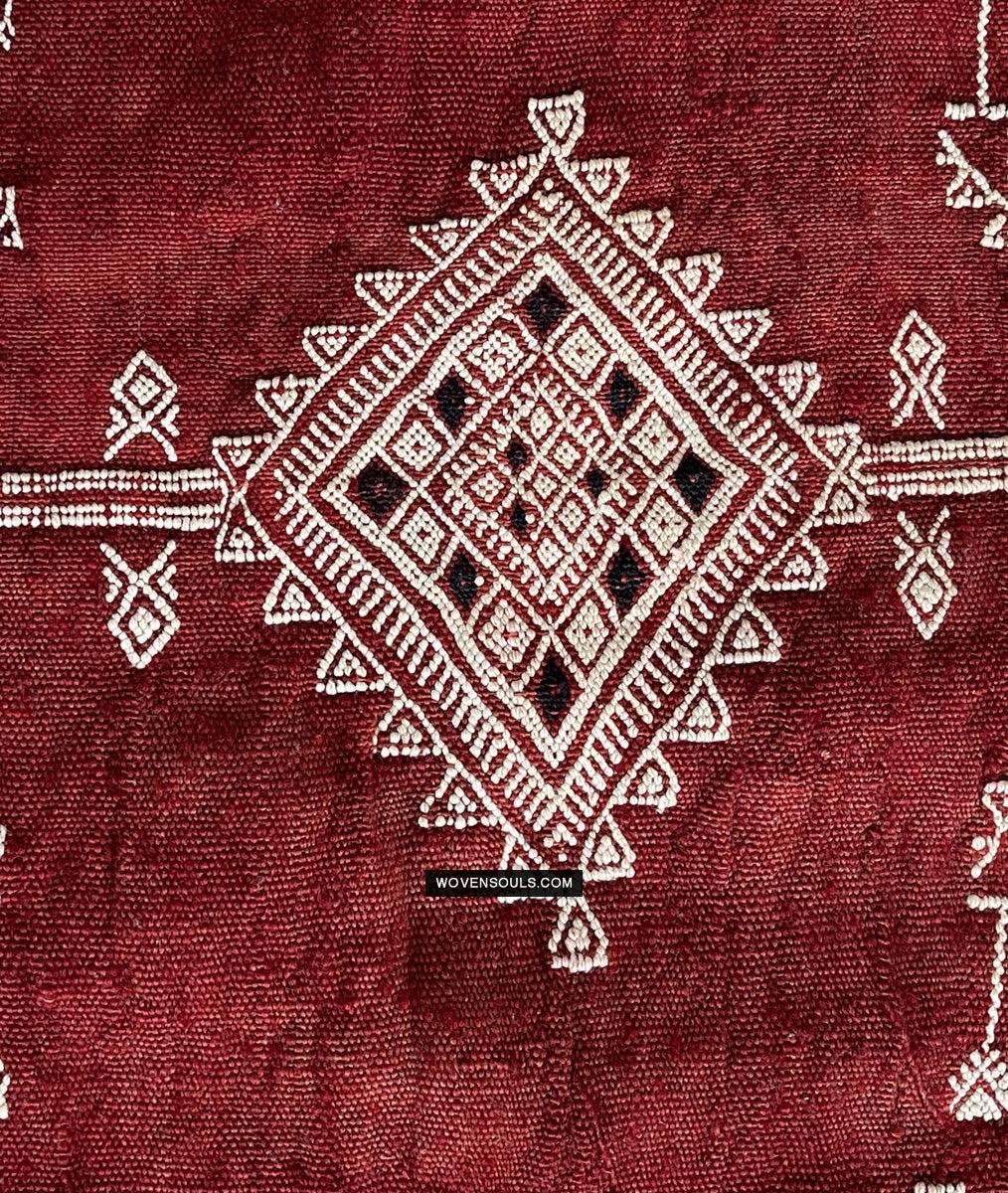 1603 Old Bakhnoug or Mushtia Shawl - Textile Art Masterpiece-WOVENSOULS Antique Textiles &amp; Art Gallery