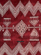 1603 Old Bakhnoug or Mushtia Shawl - Textile Art Masterpiece-WOVENSOULS Antique Textiles &amp; Art Gallery