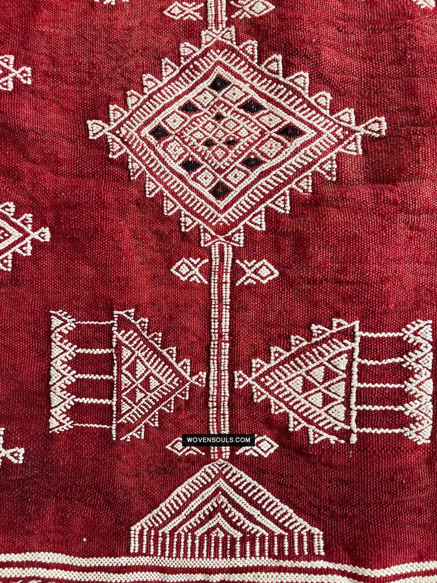 1603 Old Bakhnoug or Mushtia Shawl - Textile Art Masterpiece-WOVENSOULS Antique Textiles &amp; Art Gallery