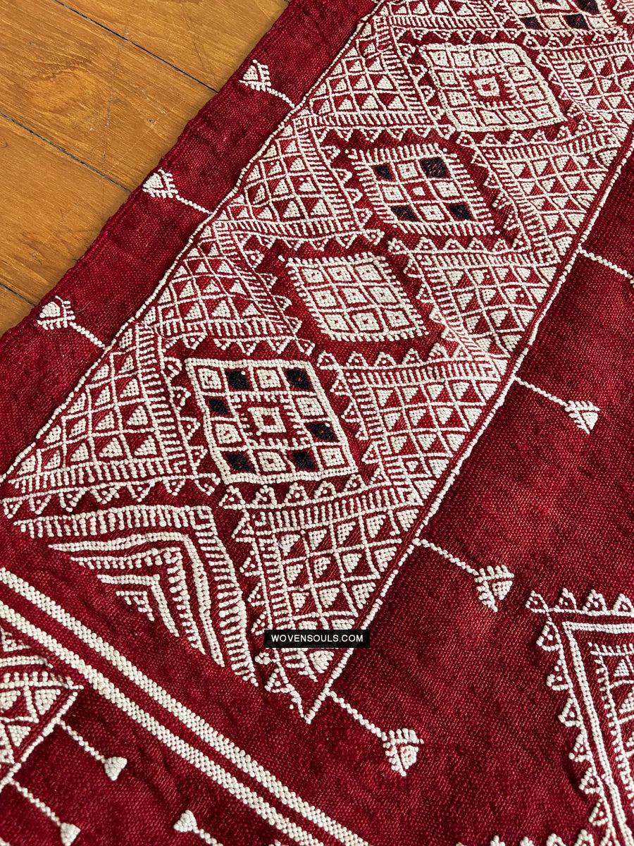 1603 Old Bakhnoug or Mushtia Shawl - Textile Art Masterpiece-WOVENSOULS Antique Textiles &amp; Art Gallery