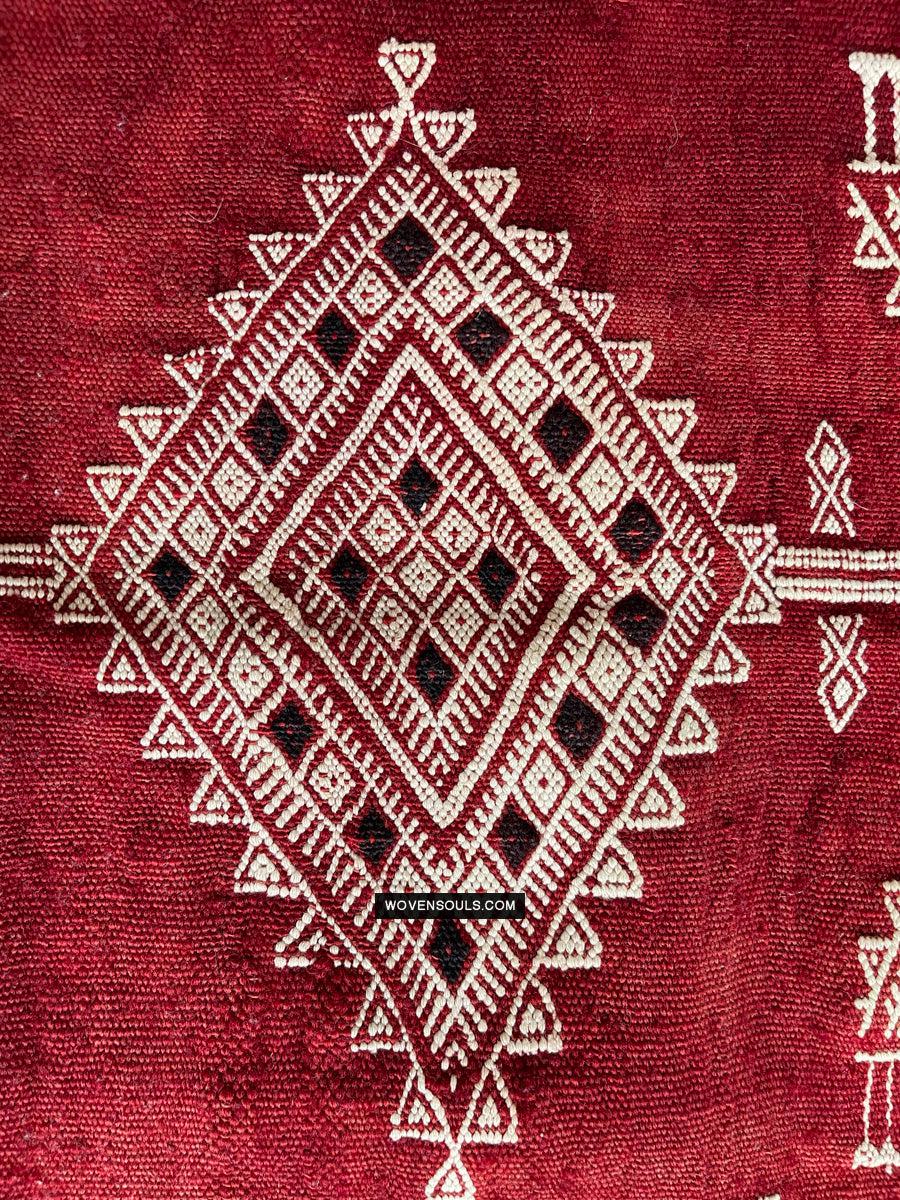 1603 Old Bakhnoug or Mushtia Shawl - Textile Art Masterpiece-WOVENSOULS Antique Textiles &amp; Art Gallery