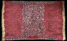 1605 SOLD Old Thar Rajasthan Wedding Odhana Shawl - Embroidery Bandhini & Mirrorwork-WOVENSOULS Antique Textiles &amp; Art Gallery