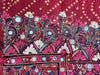 1605 SOLD Old Thar Rajasthan Wedding Odhana Shawl - Embroidery Bandhini & Mirrorwork-WOVENSOULS Antique Textiles &amp; Art Gallery