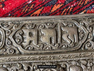 1606 Antique Tibetan Silver Sutra Cover-WOVENSOULS Antique Textiles &amp; Art Gallery