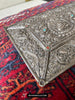 1606 Antique Tibetan Silver Sutra Cover-WOVENSOULS Antique Textiles &amp; Art Gallery