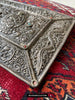 1606 Antique Tibetan Silver Sutra Cover-WOVENSOULS Antique Textiles &amp; Art Gallery