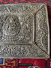 1606 Antique Tibetan Silver Sutra Cover-WOVENSOULS Antique Textiles &amp; Art Gallery