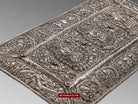 1606 Antique Tibetan Silver Sutra Cover-WOVENSOULS Antique Textiles &amp; Art Gallery