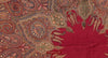 1608 Old Kashmir Silk Embroidered Amli Shawl Rumal - WOVENSOULS