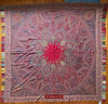 1608 Old Kashmir Silk Embroidered Amli Shawl Rumal-WOVENSOULS Antique Textiles &amp; Art Gallery