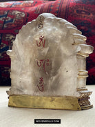 1609 Old Himalayan Crystal Buddhist Art Mahakala-WOVENSOULS Antique Textiles &amp; Art Gallery