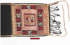 1612 Old Chinese Hainan Meifu Li Ethnic Minority Head wrap turban w Magenta Inscription-WOVENSOULS Antique Textiles &amp; Art Gallery