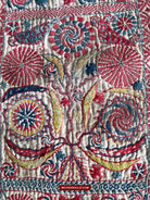 1619 SOLD Antique Figurative Kantha Embroidery-WOVENSOULS Antique Textiles &amp; Art Gallery