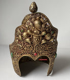 1620 Antique Buddhist Ceremonial Crown for Lama / Priest-WOVENSOULS Antique Textiles &amp; Art Gallery