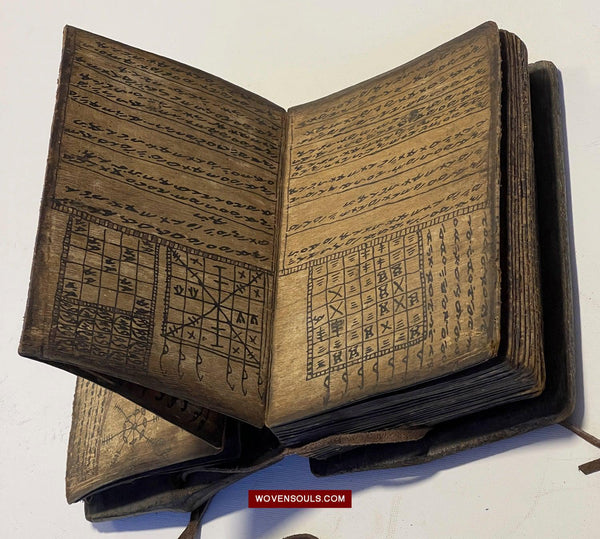 1621 Antique Large Batak Shaman Guru Pustaha Manuscript-WOVENSOULS Antique Textiles & Art Gallery