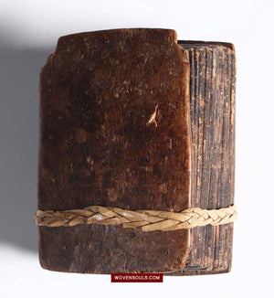 1622 Rare Antique Batak Shaman Medicine Manuscript Pustaha Pustaka-WOVENSOULS Antique Textiles &amp; Art Gallery