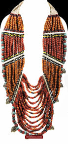 1623 SOLD Antique Naga Tribal Bead Necklace-WOVENSOULS Antique Textiles &amp; Art Gallery